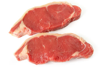 Example of Poorly Marbled Beef
