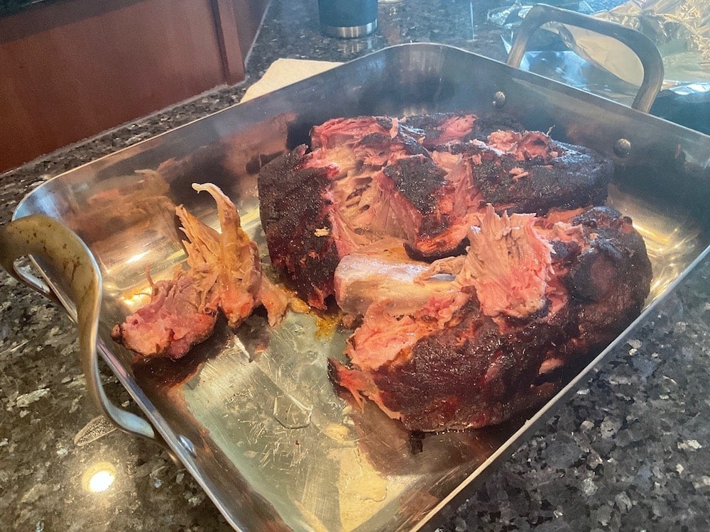 Pork Shoulder Falling Apart and Ready to Go