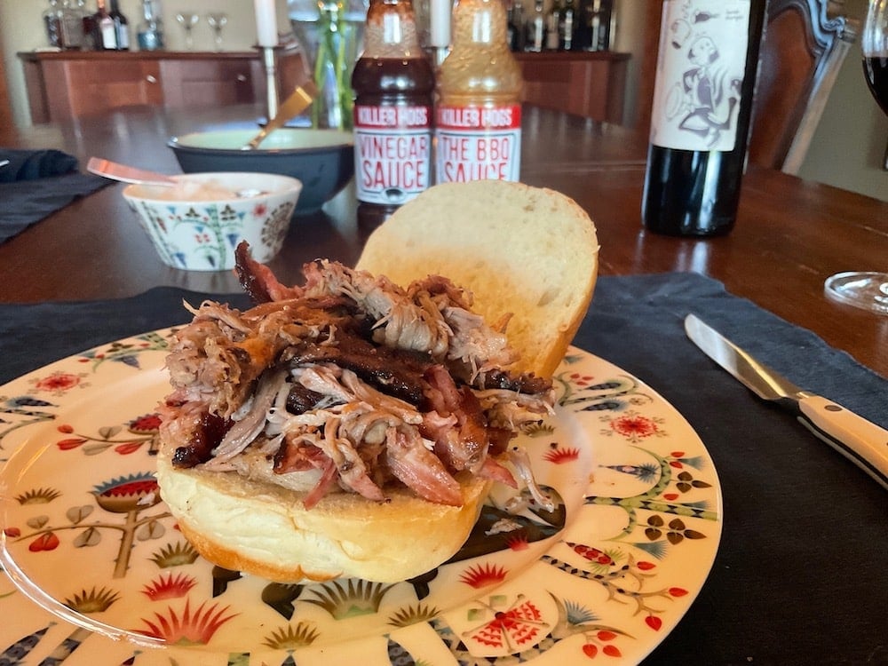 Pulled Pork Sandwich Au Naturel