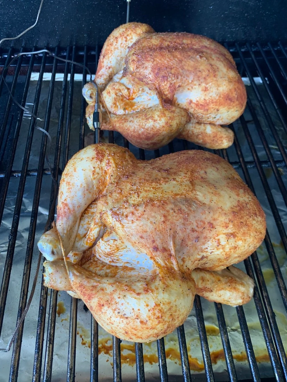 Whole Chickens on the Yoder YS640s Grill Nation
