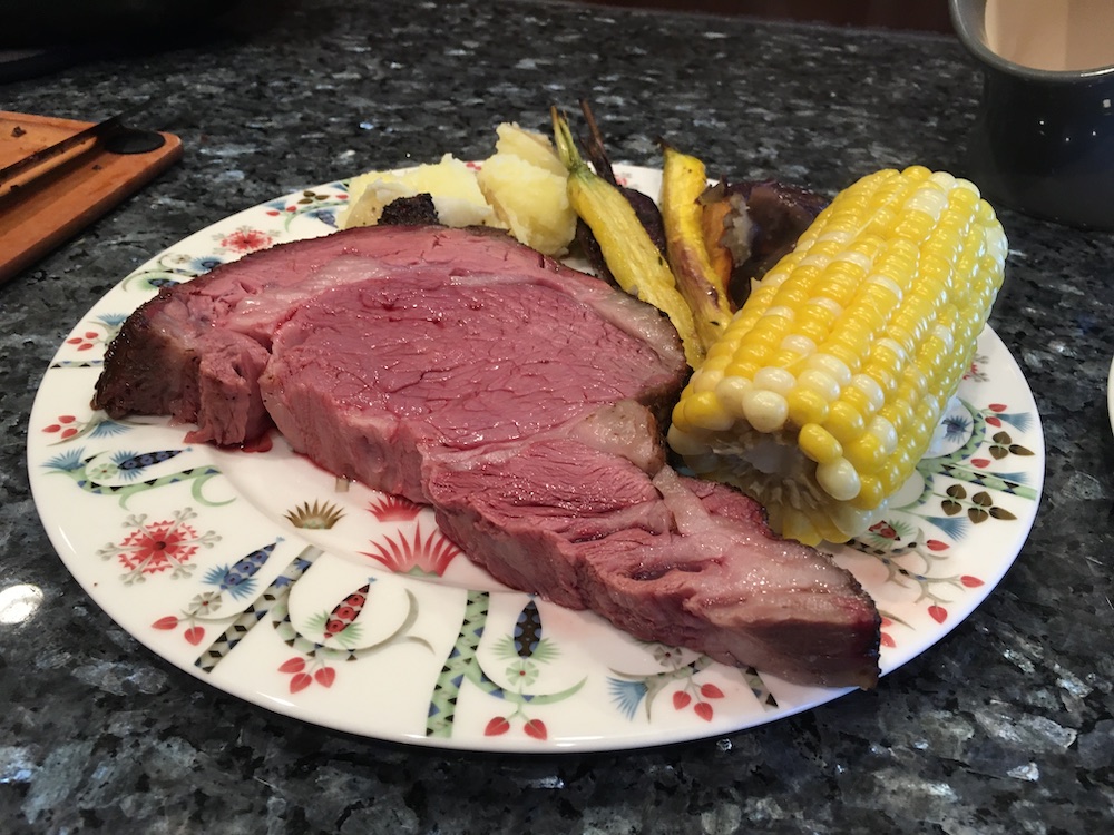 Prime Rib - Plated and Ready!