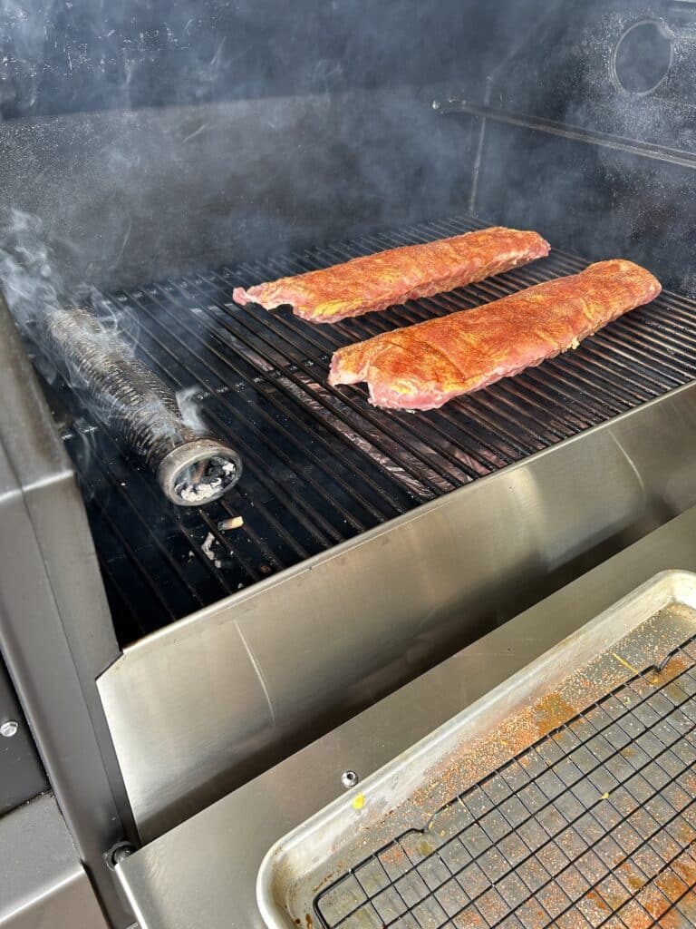 A-Maze-N Tube Smoker in Action